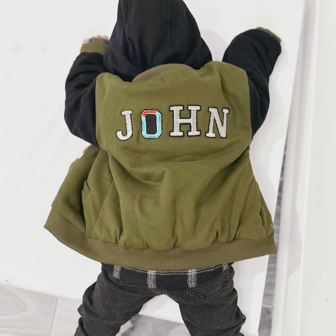 Green Varsity Bomber