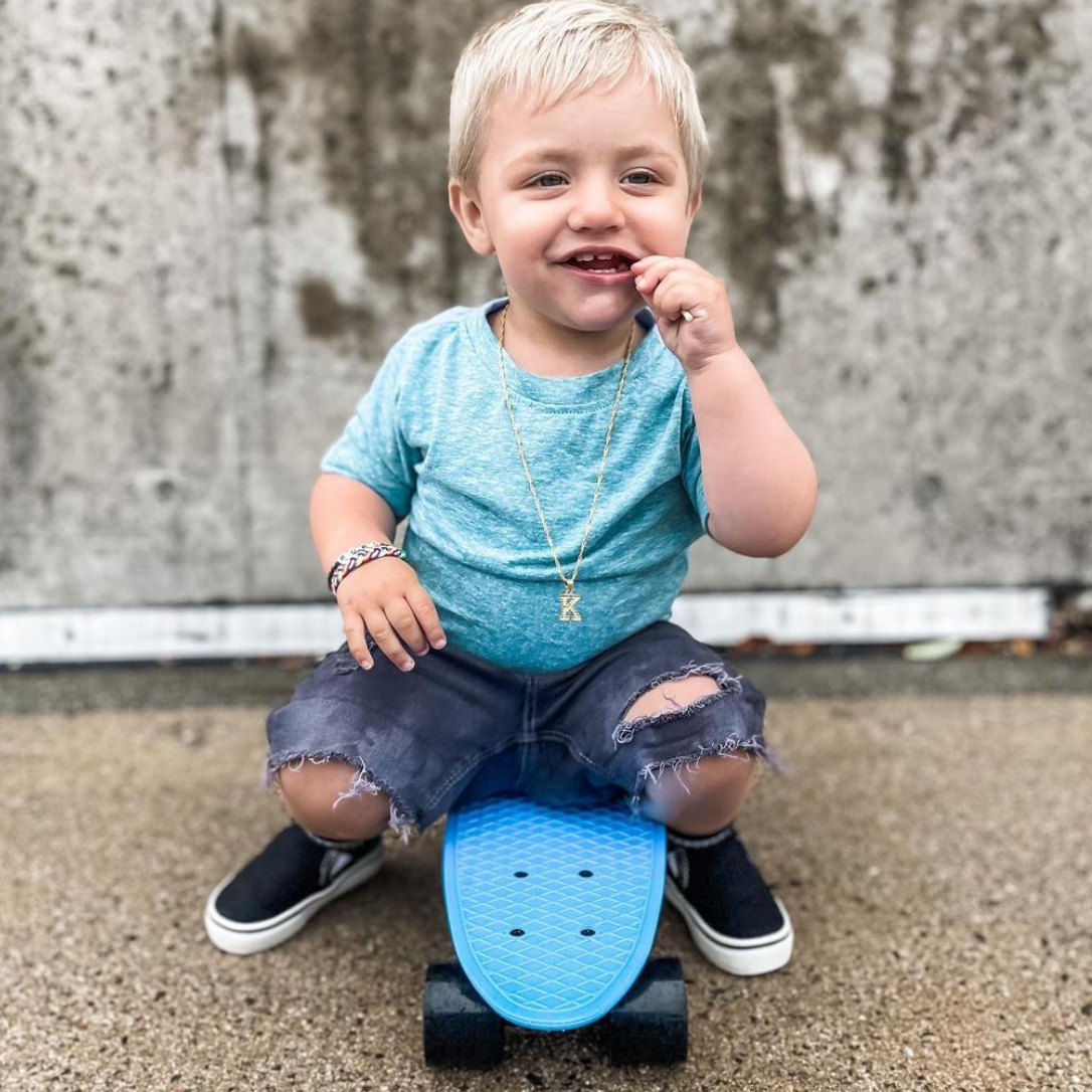 Blue Teal Two Sided tee