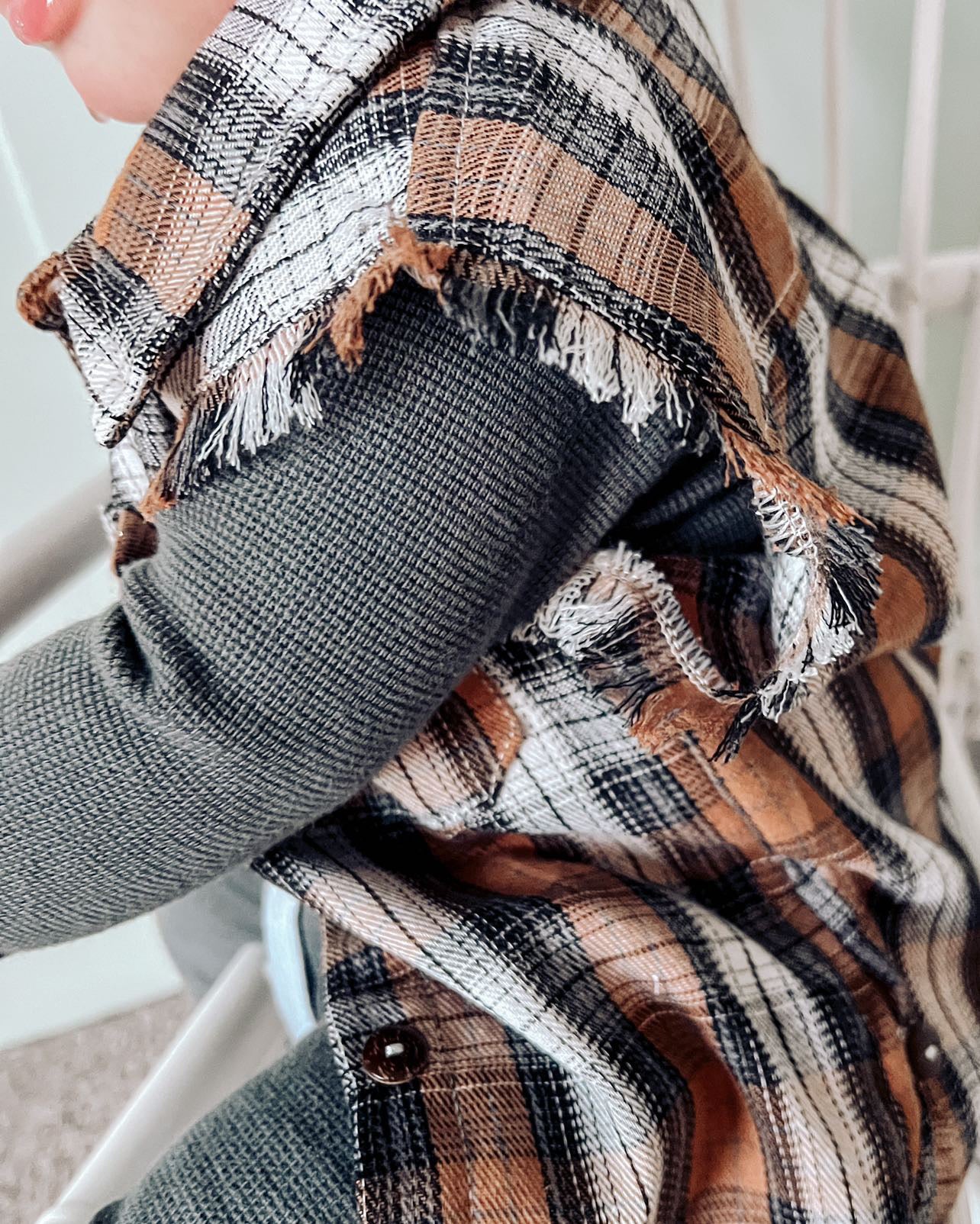 Fall Flannel Tank