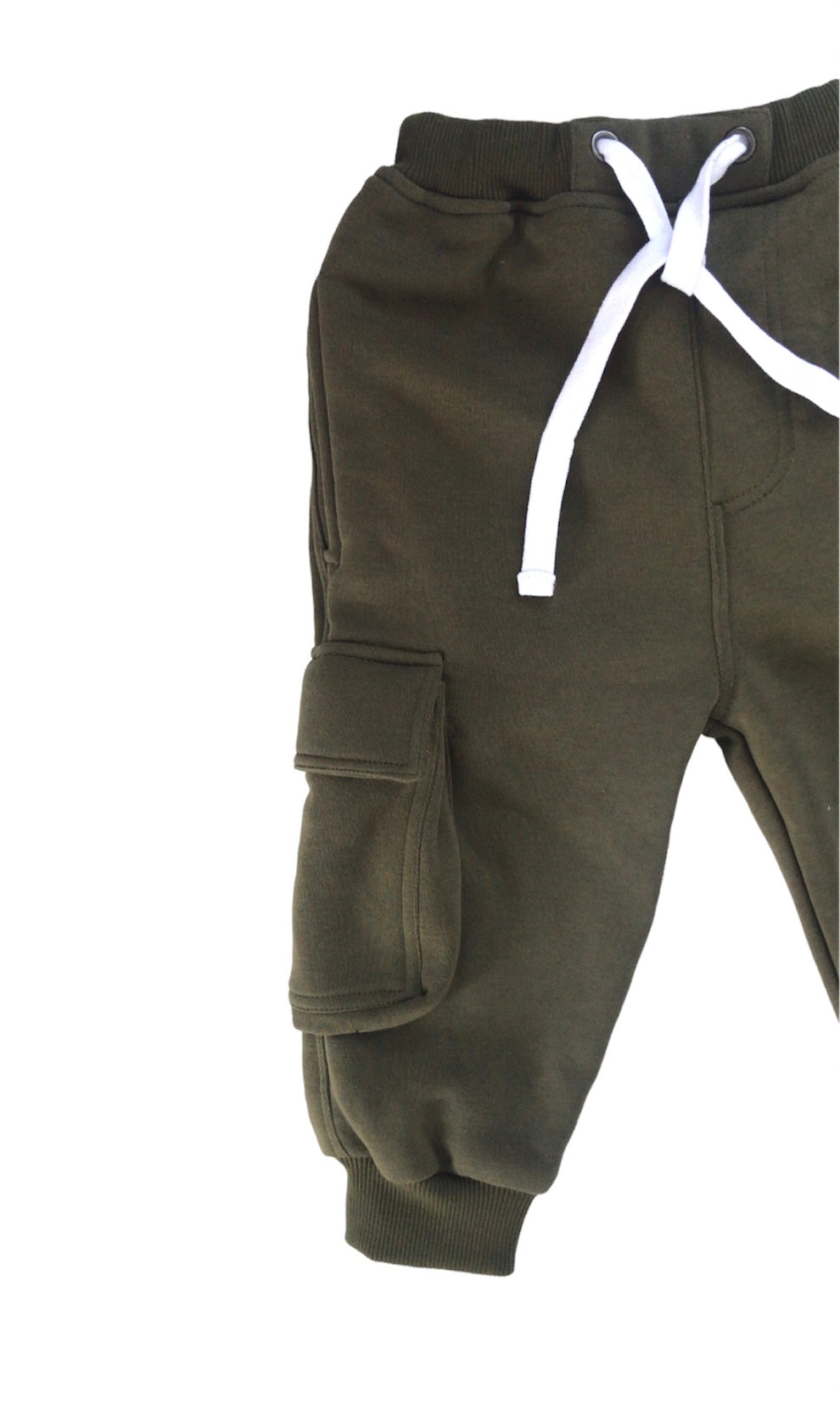 Olive Cargo Joggers