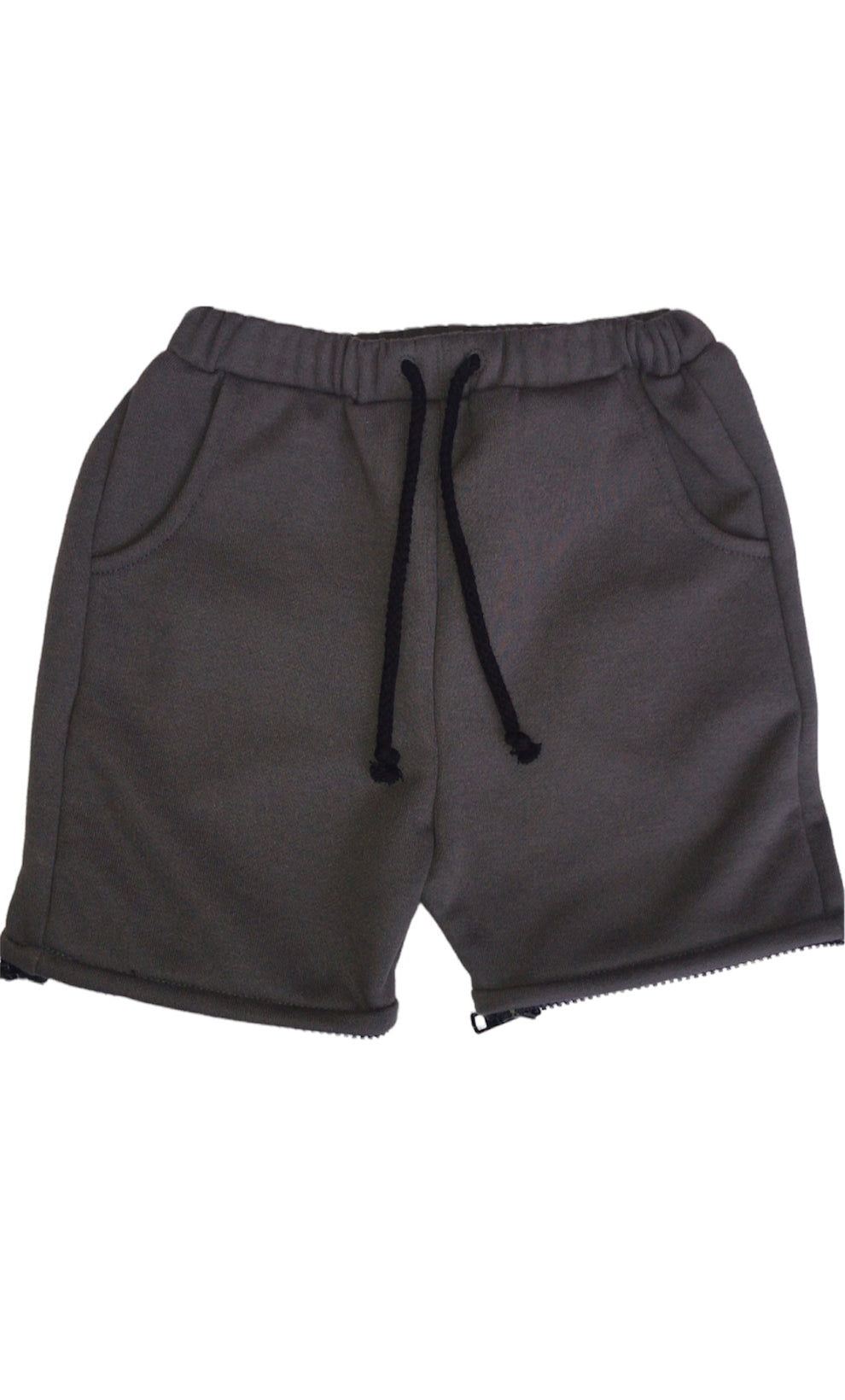 Dark Gray Zipper Joggers