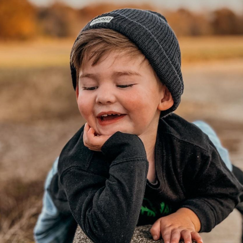 Black Signature Beanie
