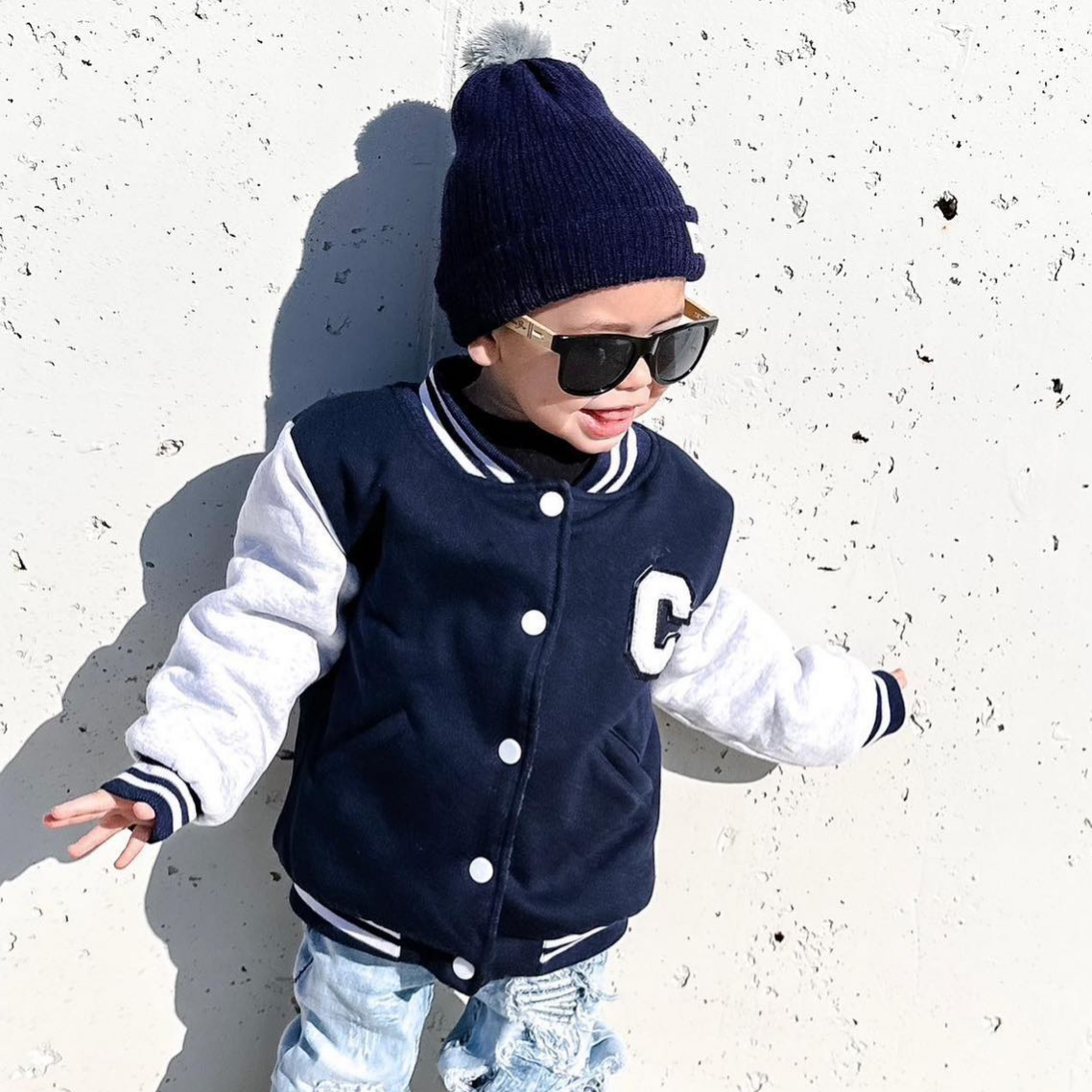 Navy Varsity Bomber