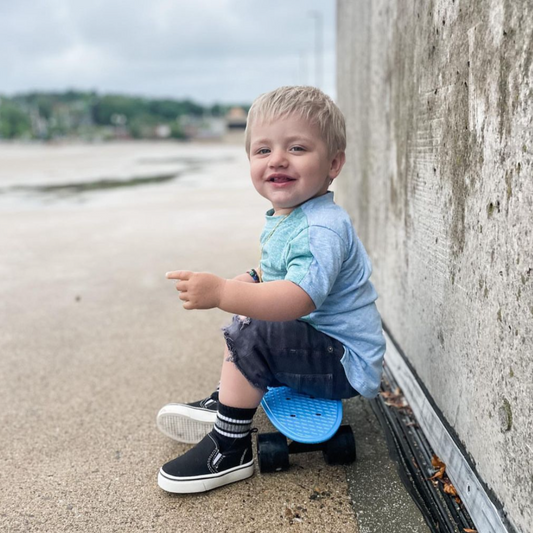 Blue Teal Two Sided tee