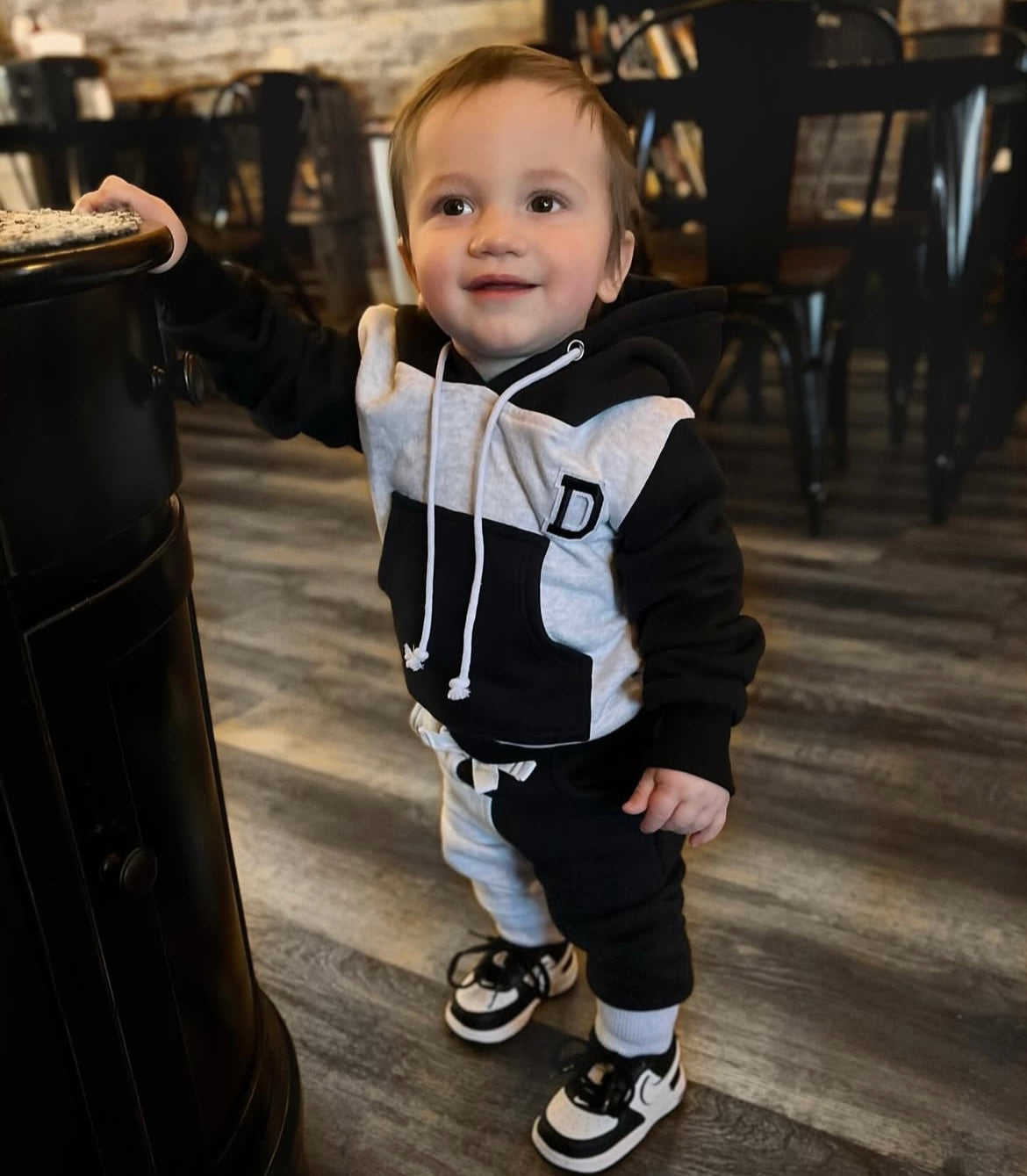 Custom Raglan Hoodie Set