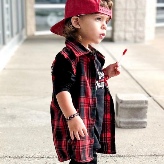 Red Flannel Tank