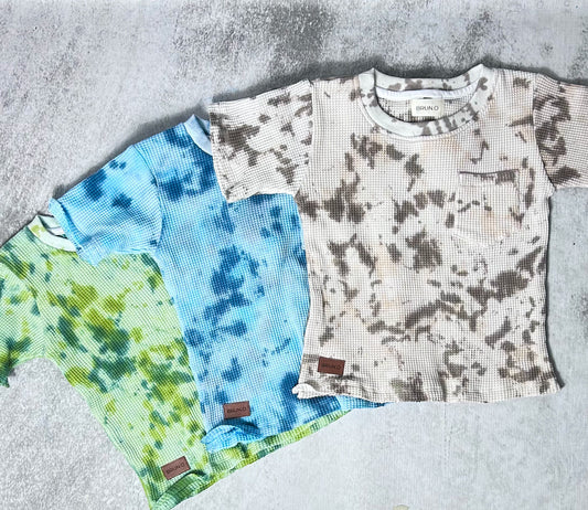 Tie dyed Waffle Shirt
