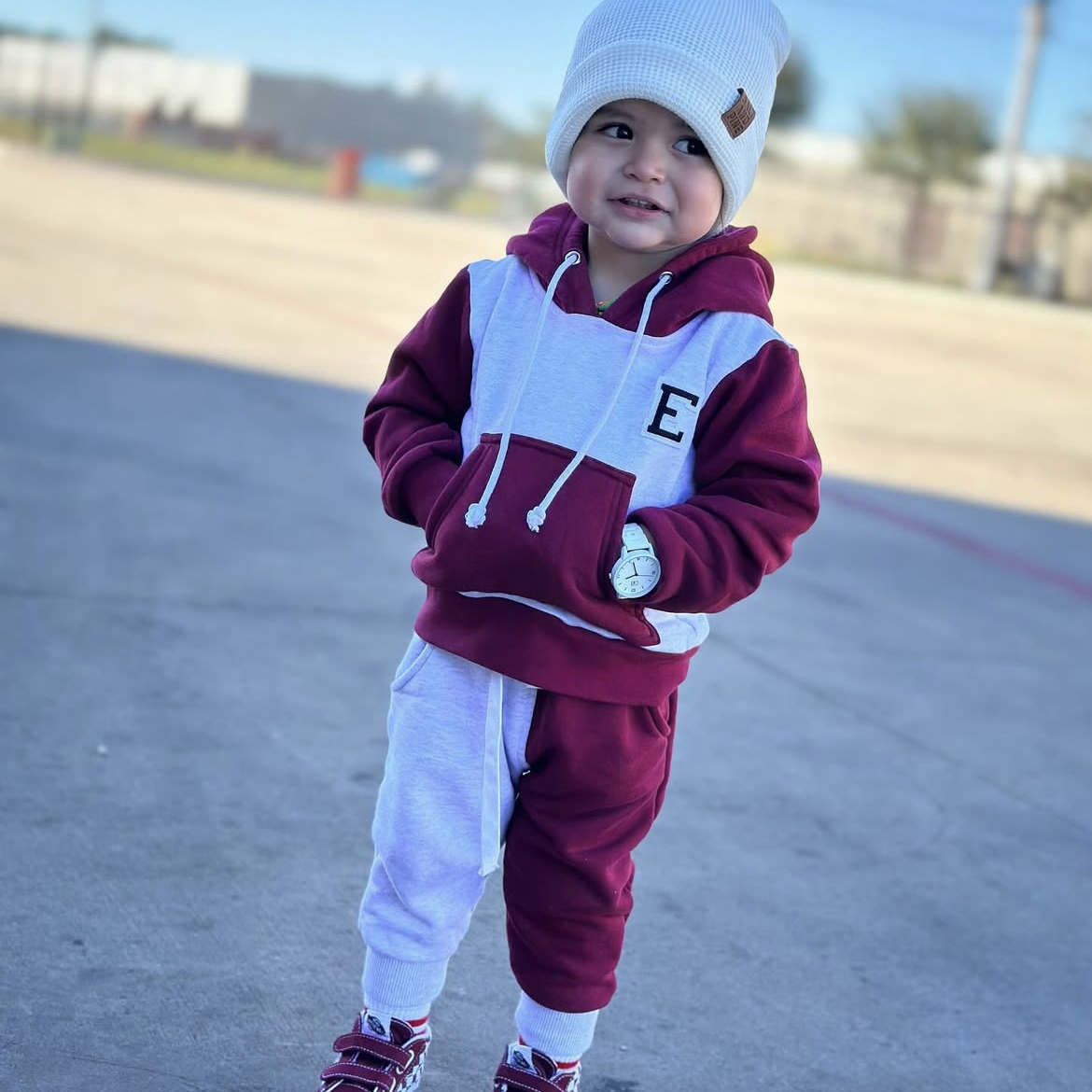 Custom Raglan Hoodie Set