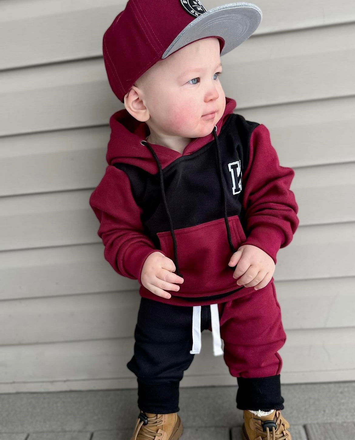 Custom Raglan Hoodie Set