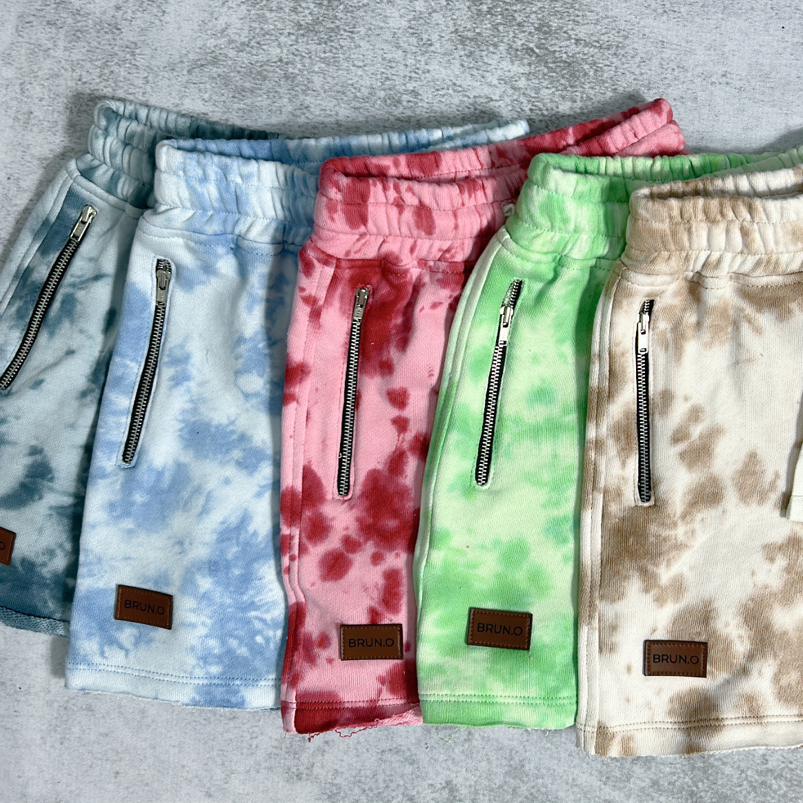 Tie Dye Unfinished Shorts
