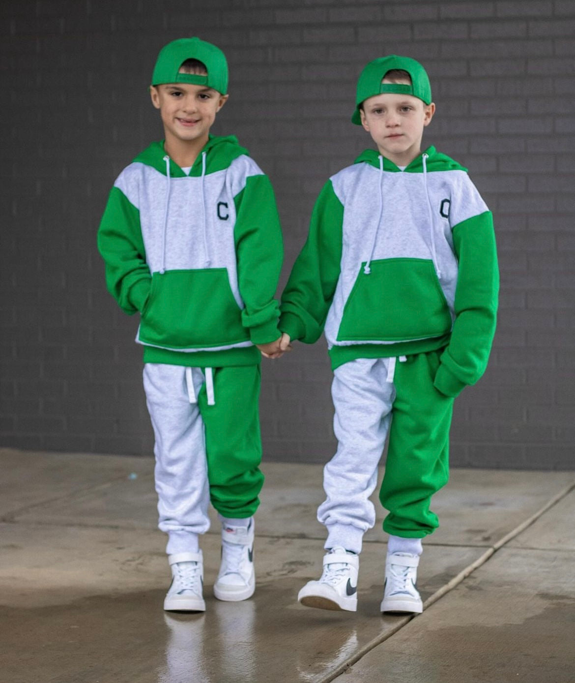 Custom Raglan Hoodie Set