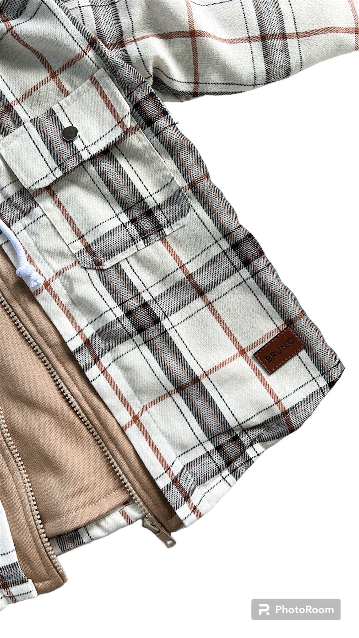 White Flannel Jacket