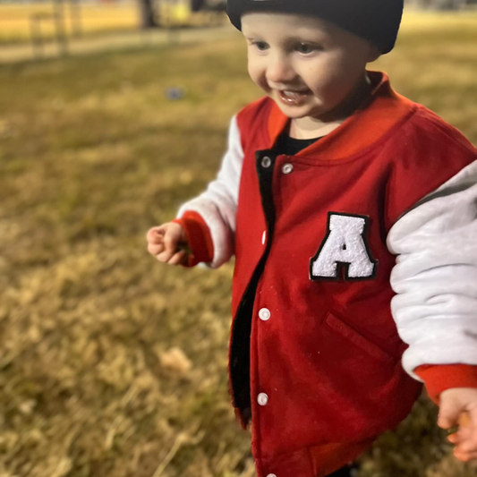 Red Varsity Bomber