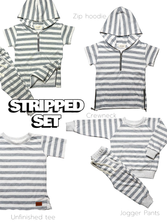 Stripped Crewneck set