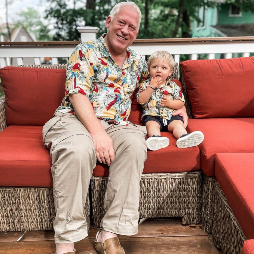 Adult Parrot Beach Shirt