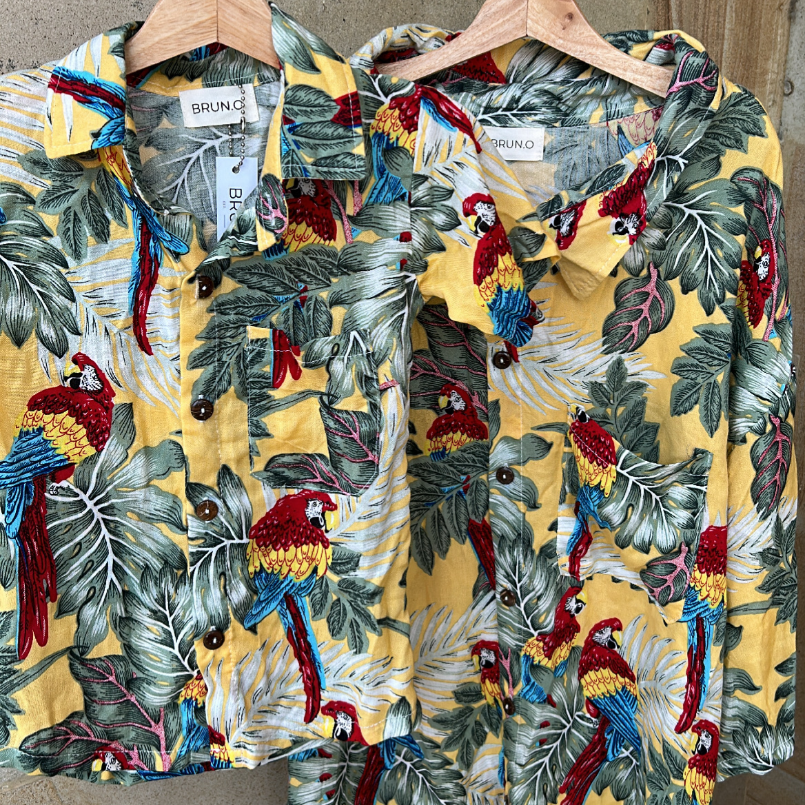 Adult Parrot Beach Shirt