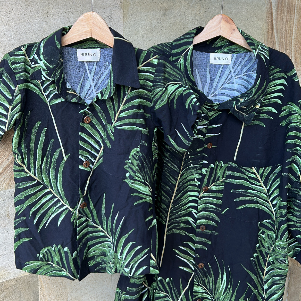 Adult Black Palm Shirt