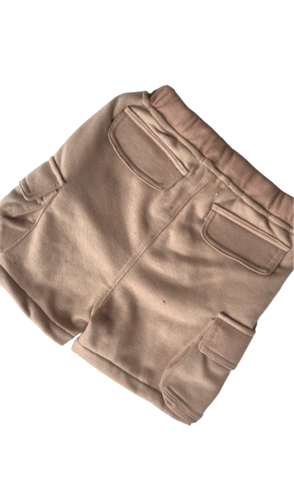 Beige Cargo Shorts