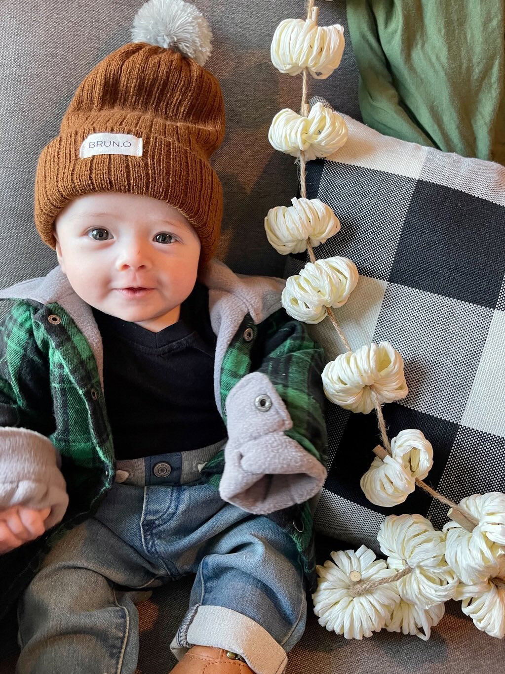 Brown Signature Beanie