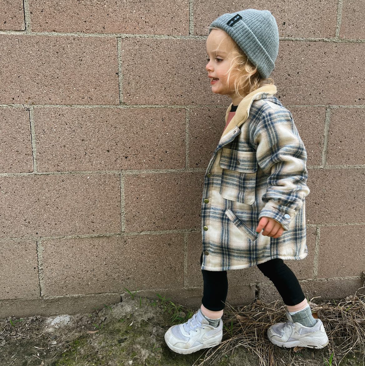 Cream Flannel Shacket