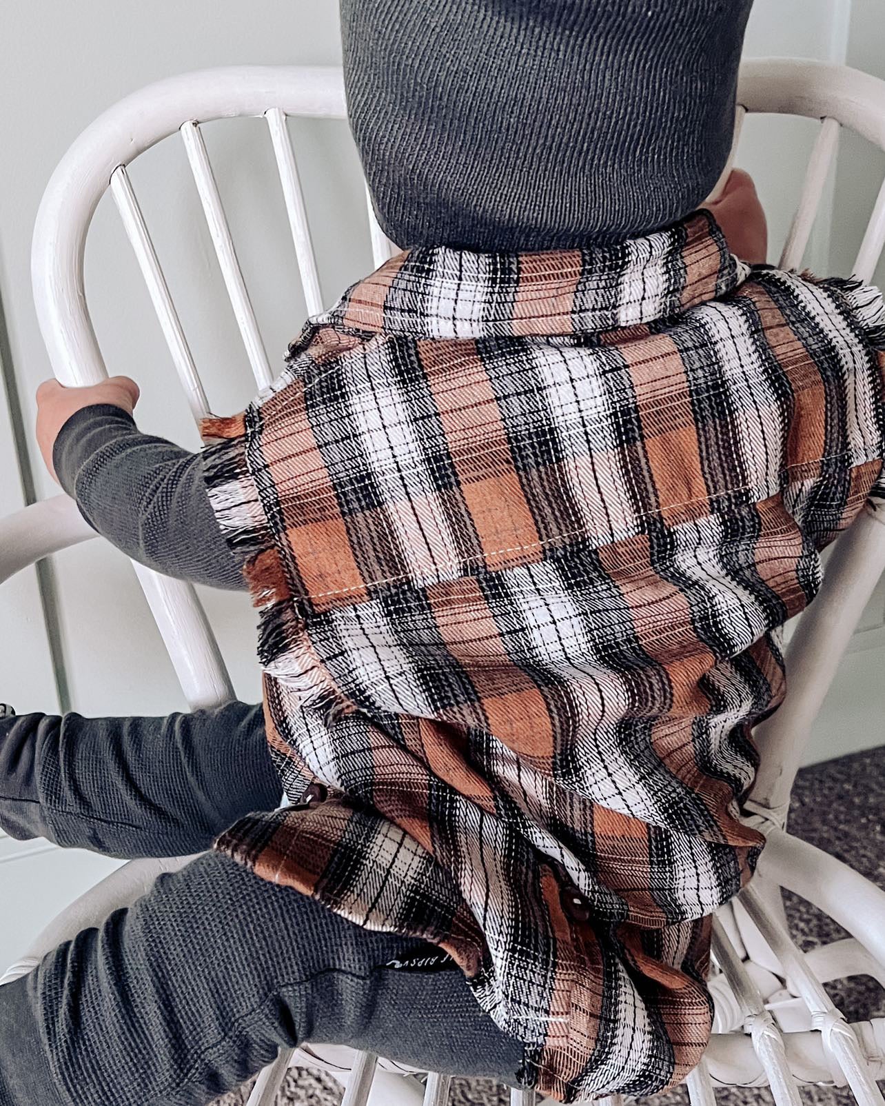 Fall Flannel Tank