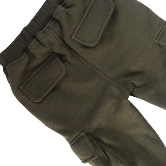 Olive Cargo Joggers
