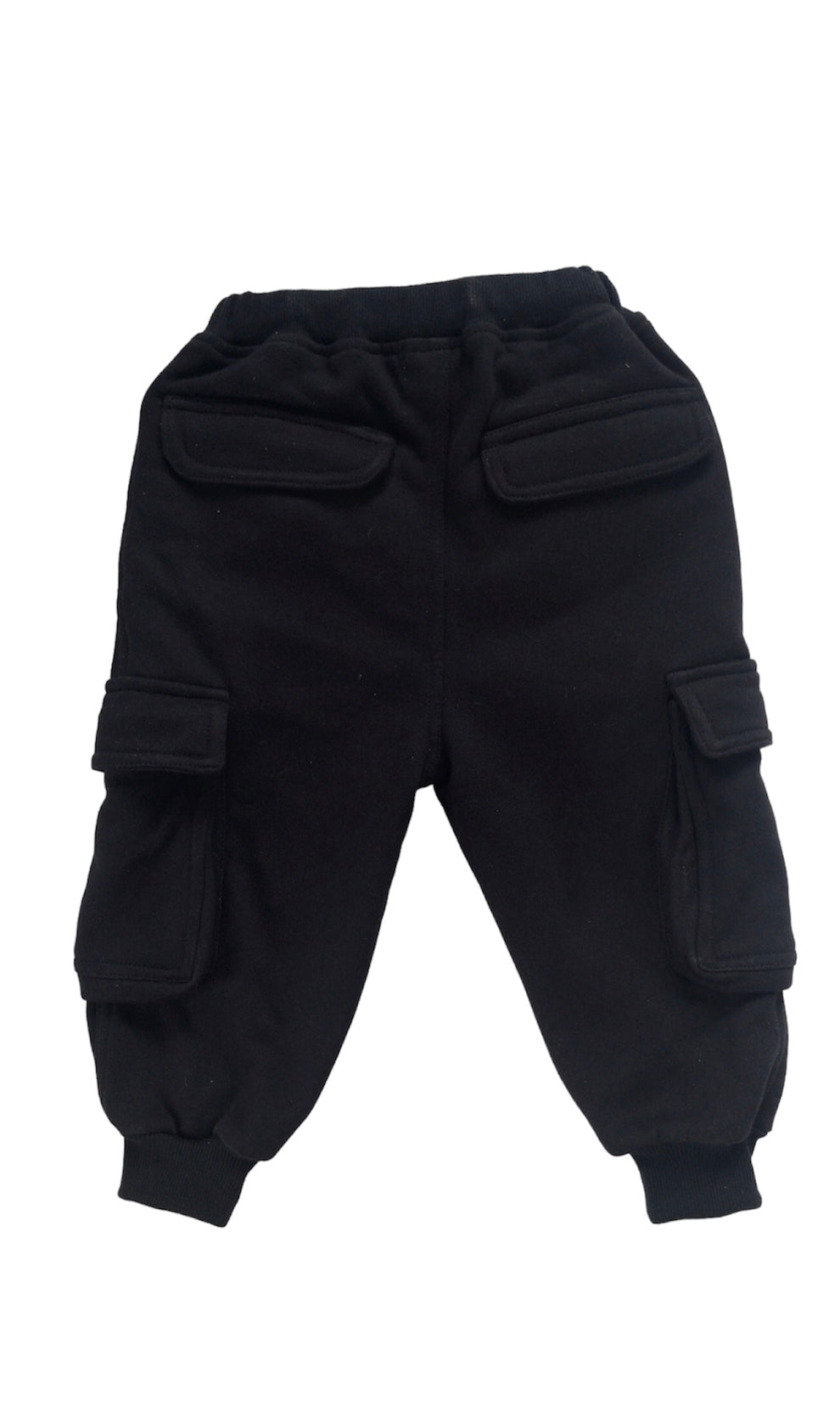 Black Cargo Joggers